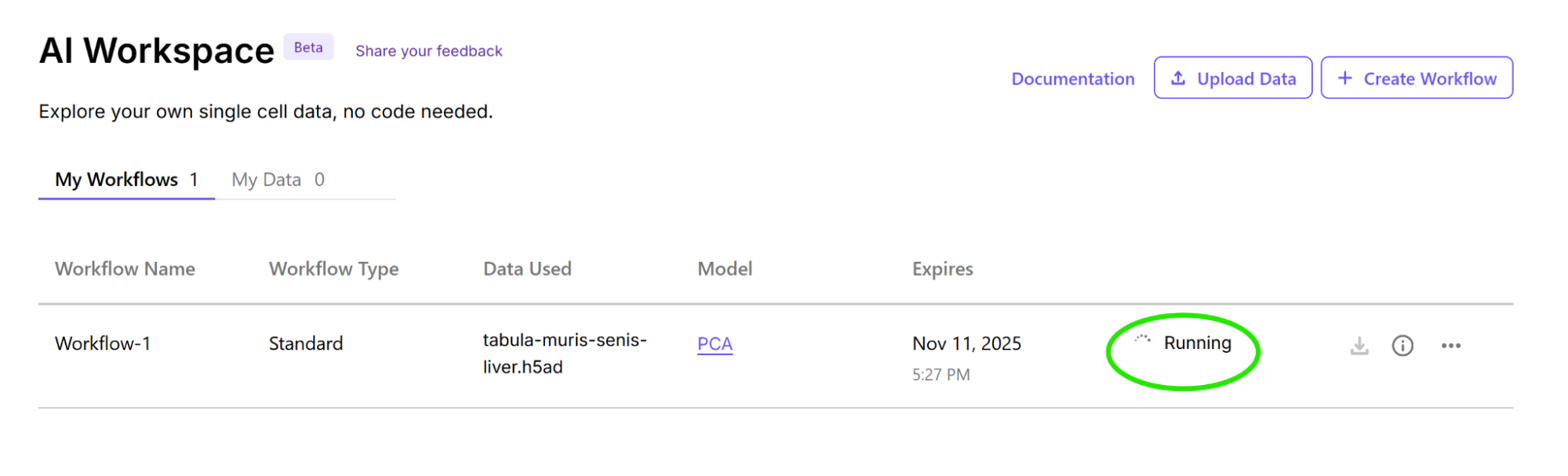 Workflow progress monitoring